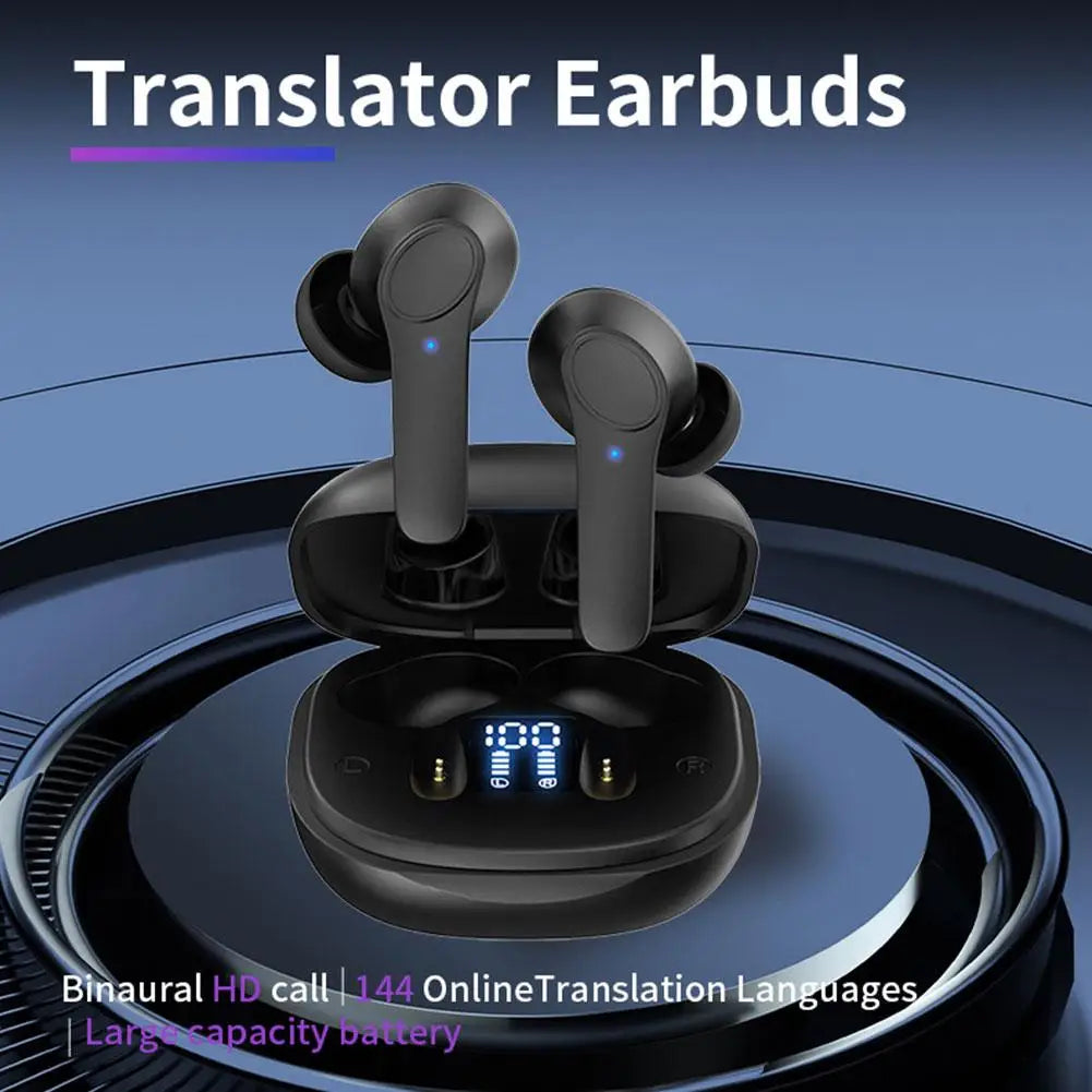 B11 Earphones Translator Device 144 Languages Real Time Earphones Voice Translator Earbuds Wireless Headphones